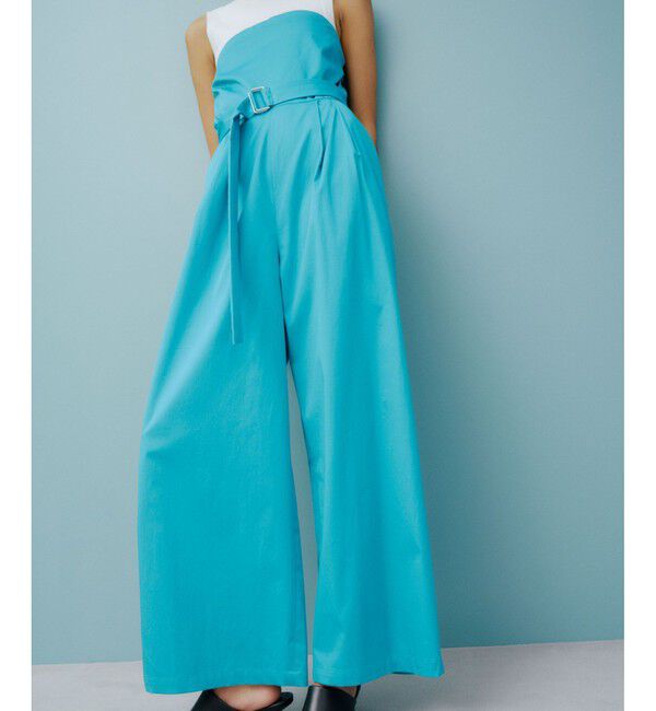 ROPE「コットンサテンオールインワン/洗える」|オールインワン|