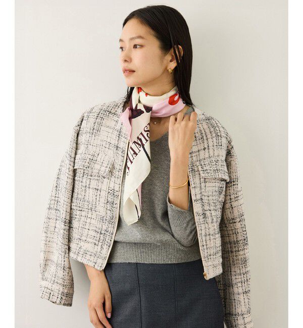 ROPE「ツイードノーカラージャケット」|ノーカラージャケット|キナリ系(19)