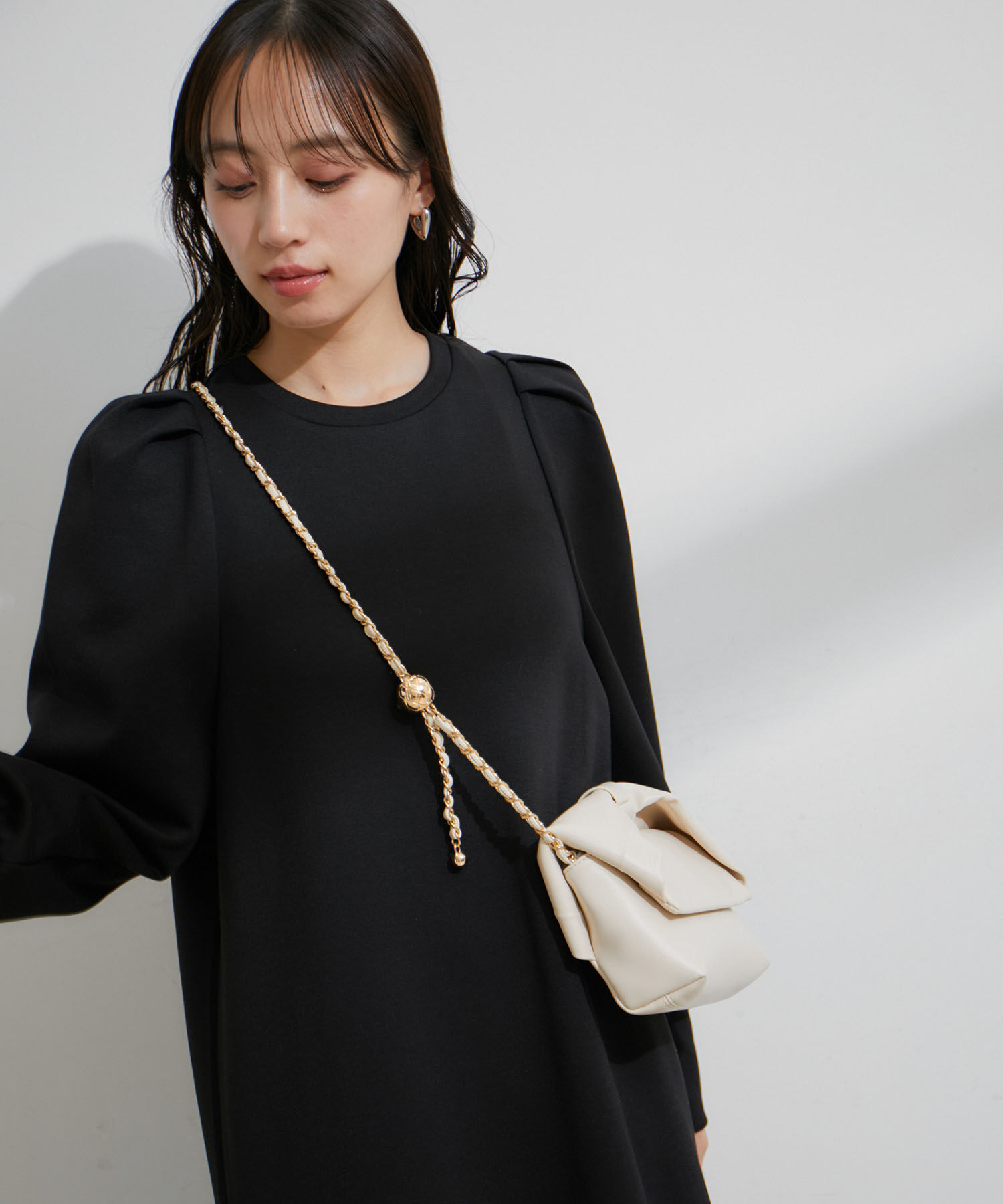 VIS「【洗える】スフレタッチマーメイドワンピース」|ワンピース|