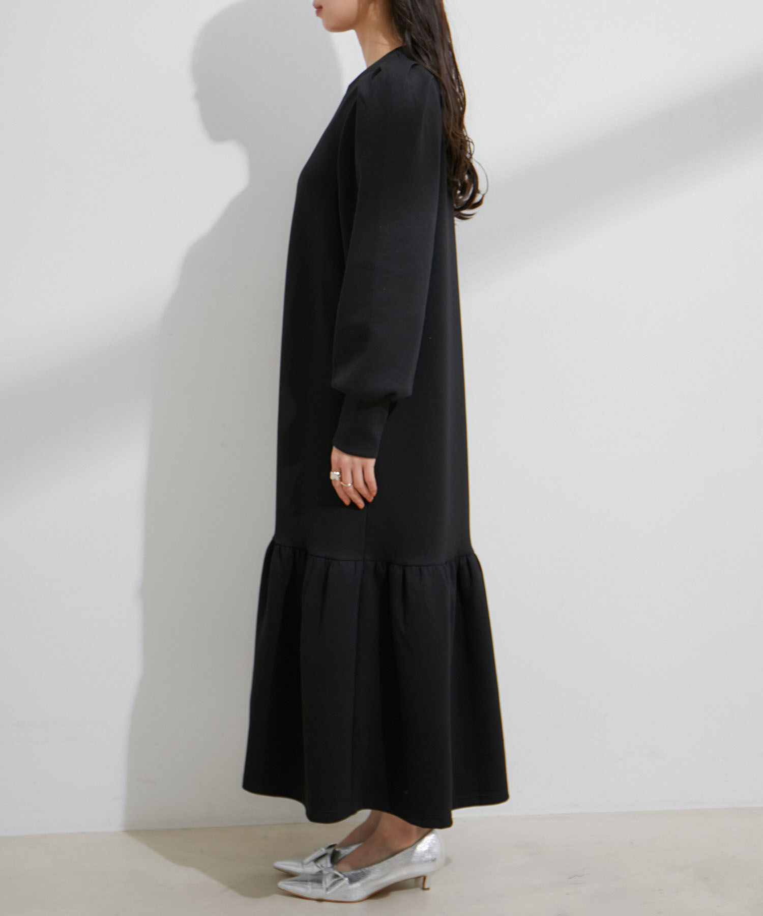 VIS「【洗える】スフレタッチマーメイドワンピース」|ワンピース|