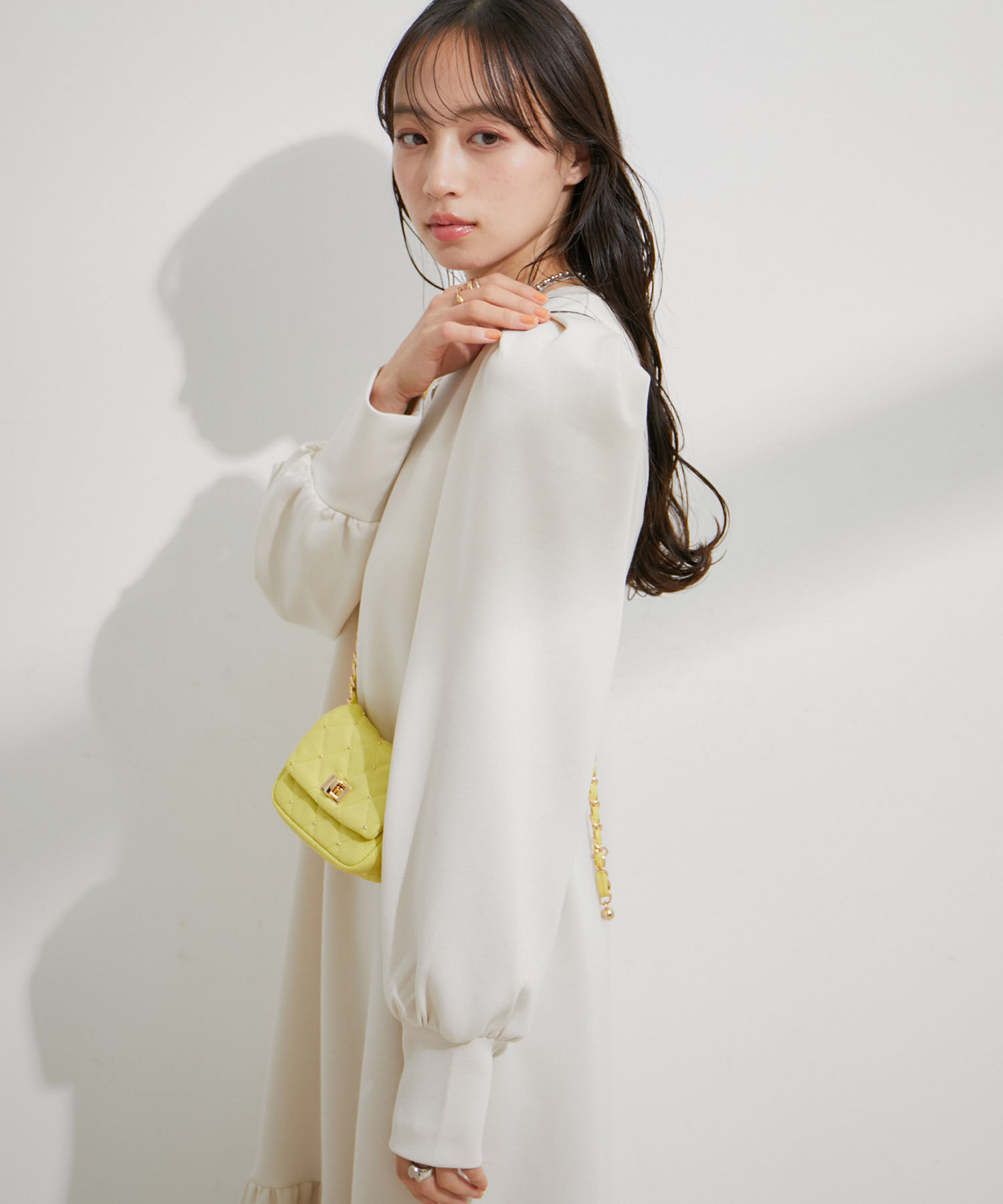 VIS「【洗える】スフレタッチマーメイドワンピース」|ワンピース|