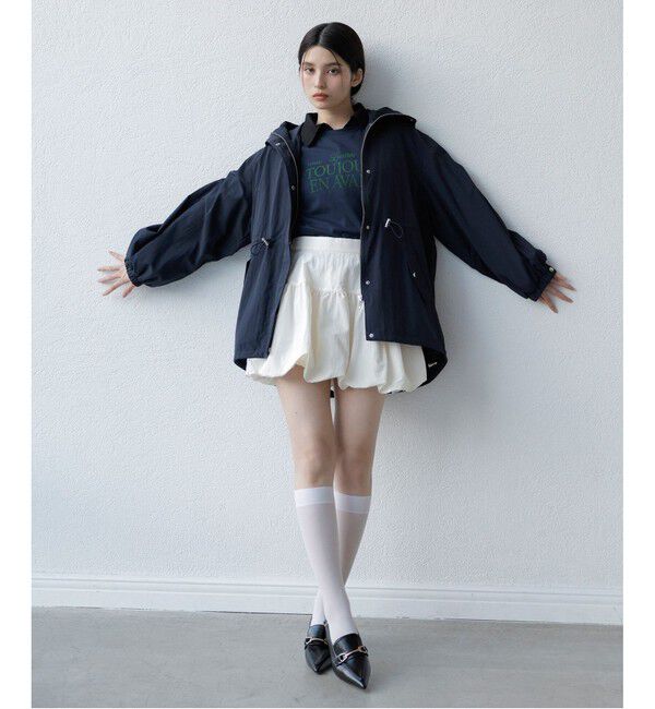 VIS「【定番人気】【撥水/花粉ガード】ウエストドロストマウンテンパーカー スプリングコート」|その他|