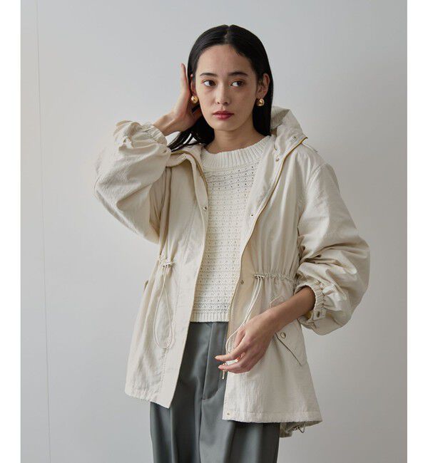 VIS「【定番人気】【撥水/花粉ガード】ウエストドロストマウンテンパーカー スプリングコート」|その他|