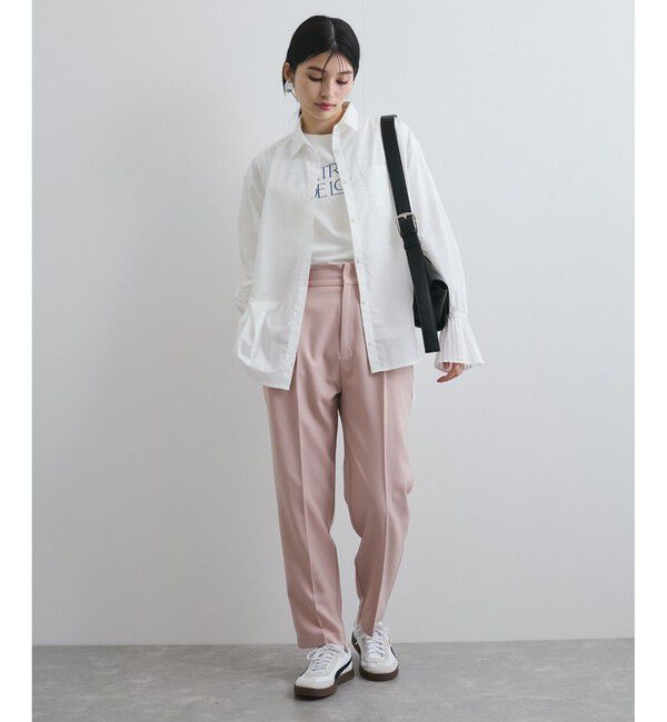 VIS「【接触冷感/洗える】アソートロゴプリントTシャツ」|Tシャツ・カットソー|