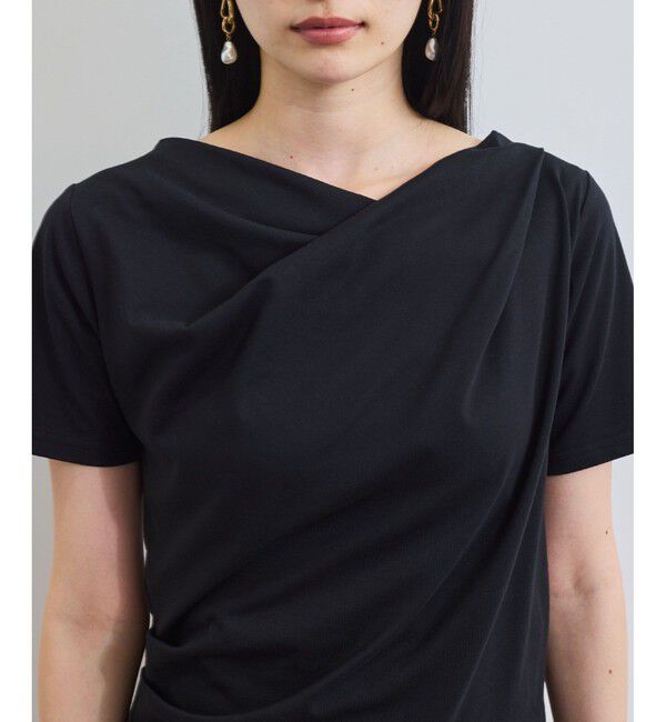 VIS「【夏トク価格】半袖ドレーププルオーバー」|Tシャツ・カットソー|