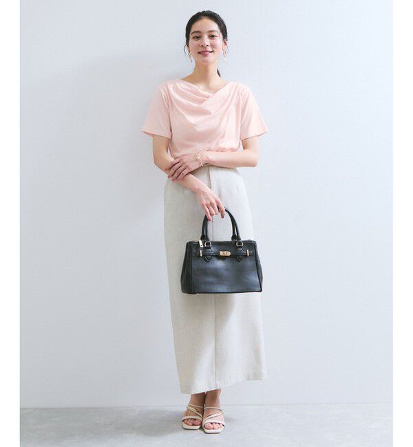 VIS「【夏トク価格】半袖ドレーププルオーバー」|Tシャツ・カットソー|