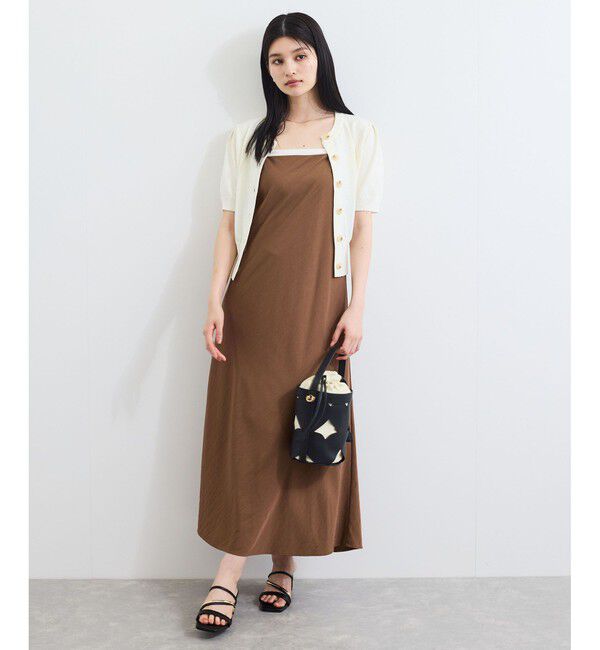 VIS「【UVケア/洗える】ハーフスリーブニットトップスカーディガン」|カーディガン|