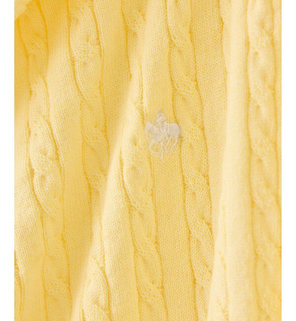 VIS「【POLO BCS】VIS別注ケーブルドレープトップス」|ニット・セーター|