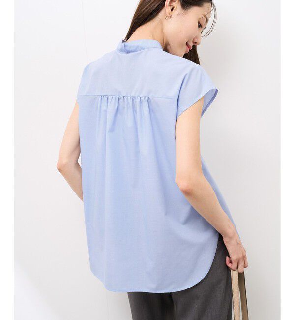 Rope&rsquo;Picnic「【防シワ】リボンフレンチスリーブシャツ」|シャツ・ブラウス|