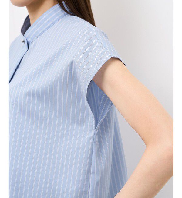 Rope&rsquo;Picnic「【防シワ】リボンフレンチスリーブシャツ」|シャツ・ブラウス|