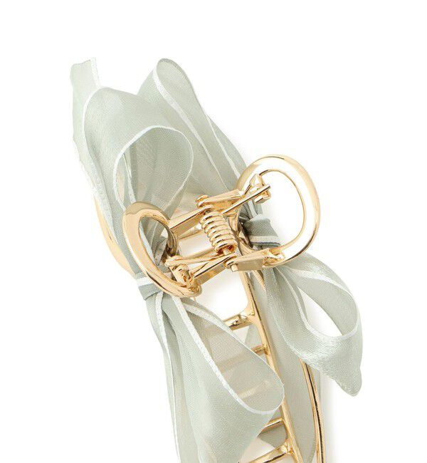 ROPE PICNIC PASSAGE「オーガンジーリボンメタルヘアバンス」|ヘアバンド|