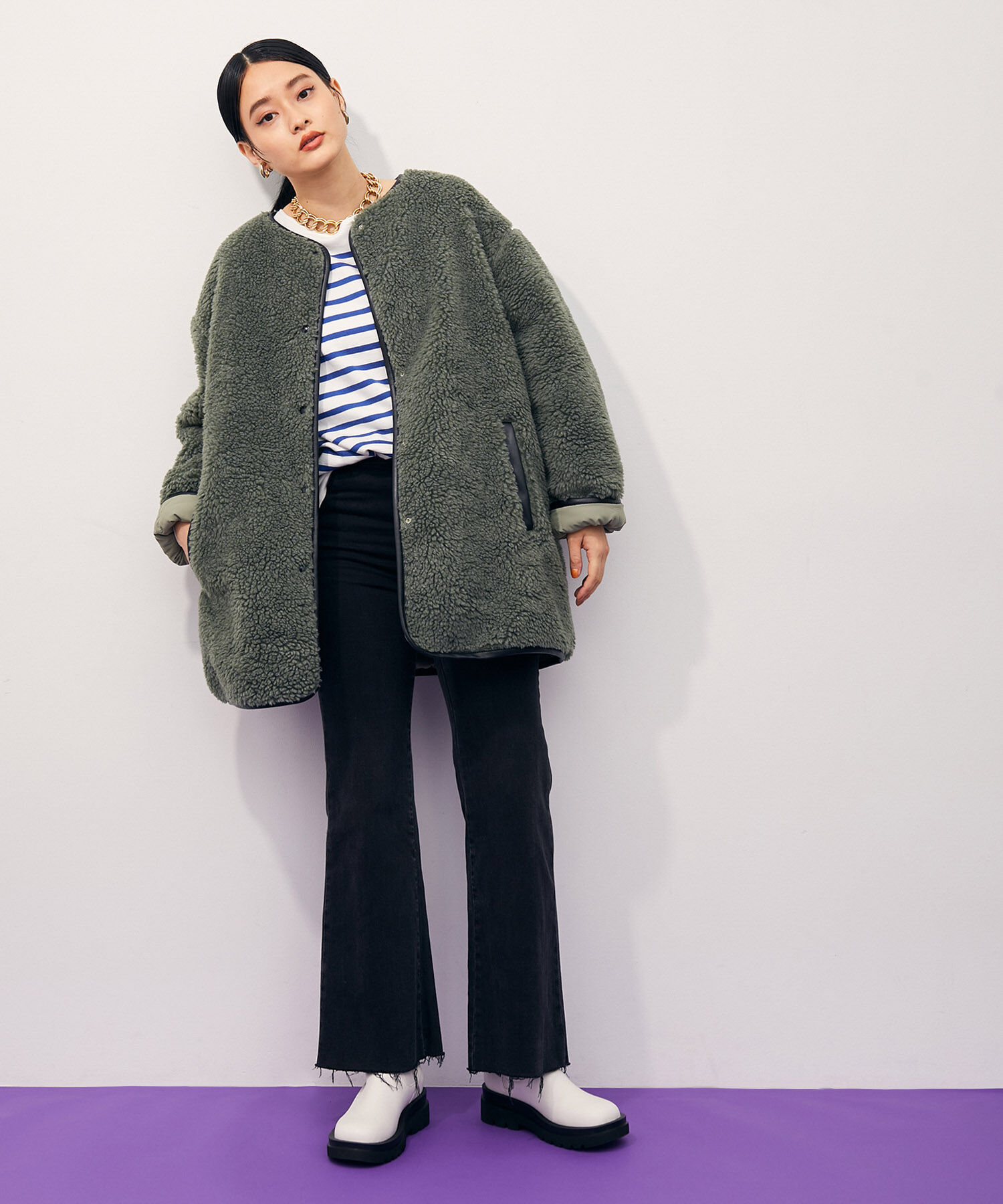 ADAM ET ROPE'「〈追加〉トラックソールストレッチブーツ」|その他|