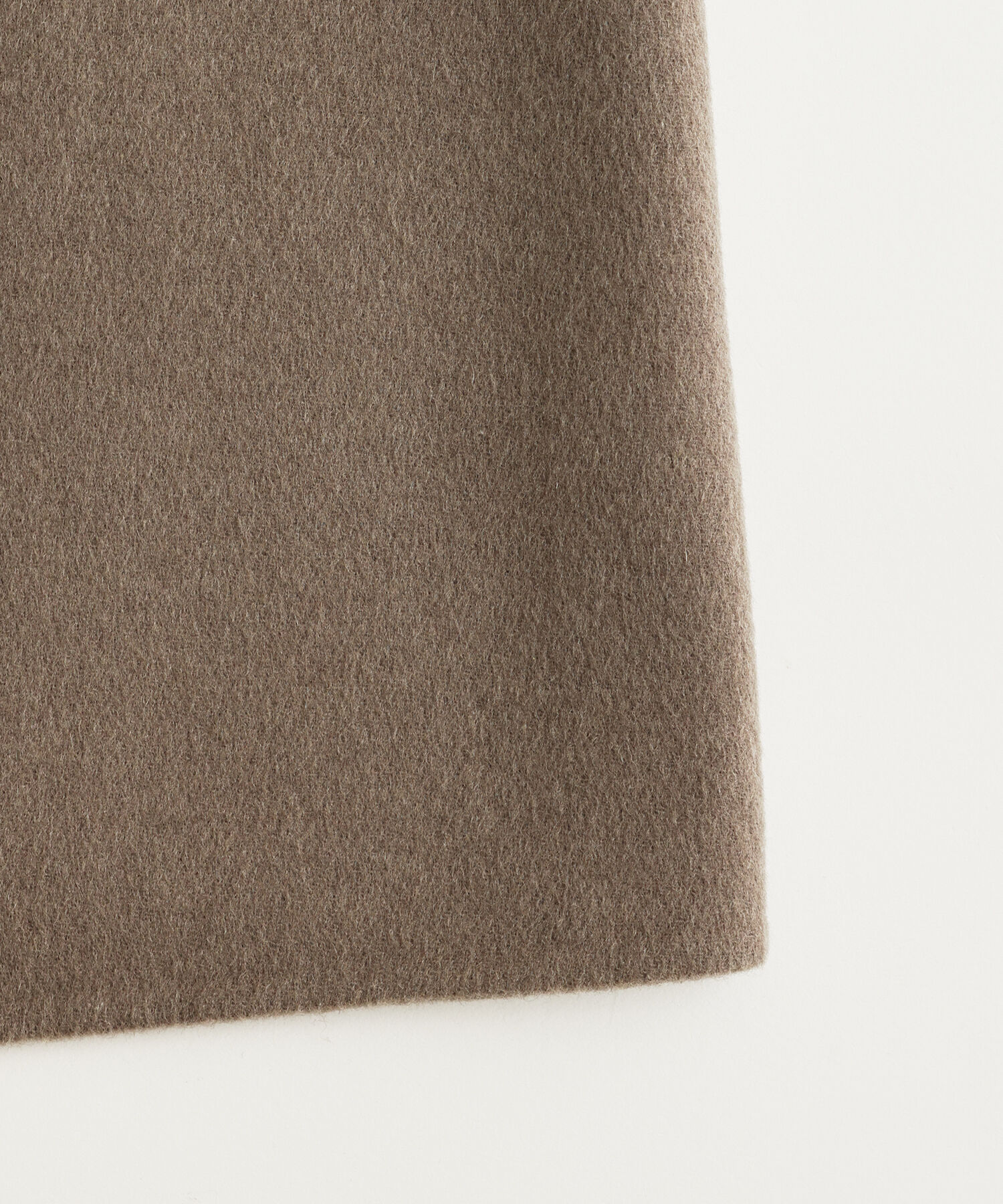 ADAM ET ROPE'「《マフラー付き》メリノウール ダブルフェイス セミダブル オーバー コート / 超軽量 / ユニセックス」|ステンカラーコート|