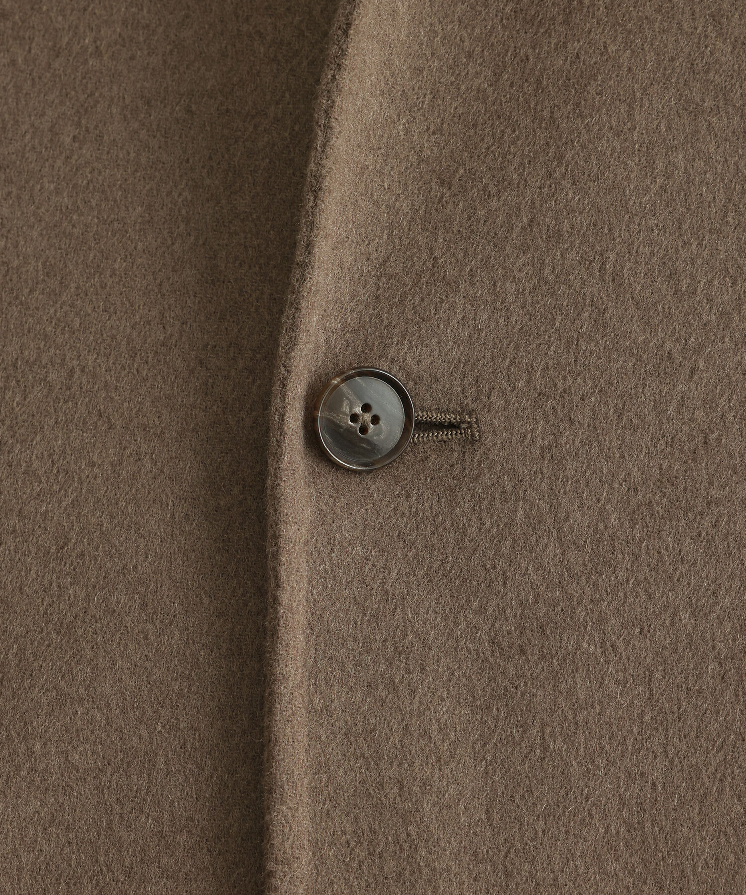 ADAM ET ROPE'「《マフラー付き》メリノウール ダブルフェイス セミダブル オーバー コート / 超軽量 / ユニセックス」|ステンカラーコート|