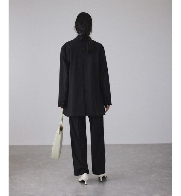 ADAM ET ROPE'「TWセミワイドスラックス」|スラックス|