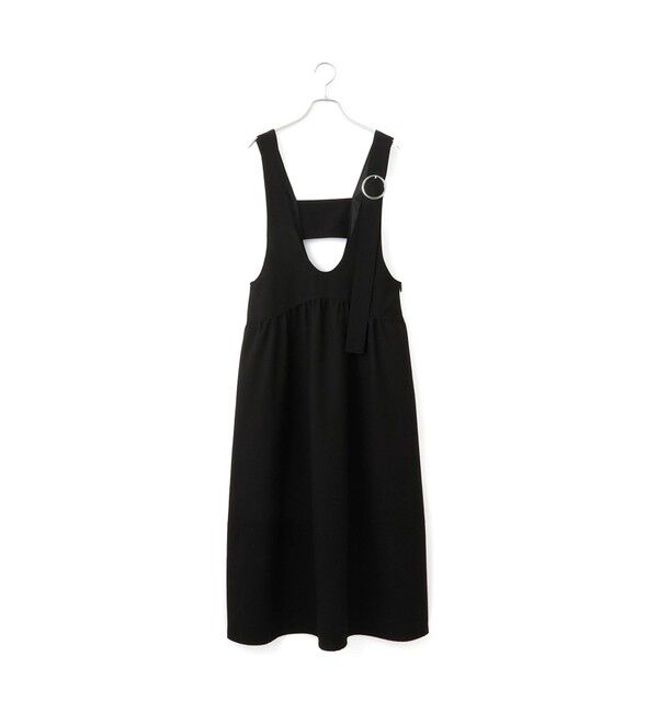 ADAM ET ROPE'「【WEB限定】ディープネックAラインワンピース」|ワンピース|