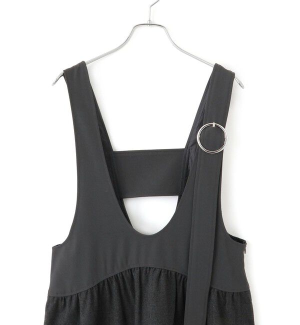 ADAM ET ROPE'「【WEB限定】ディープネックAラインワンピース」|ワンピース|