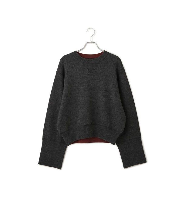 ADAM ET ROPE'「バイカラーリバーシブルニットプルオーバー」|ニット・セーター|