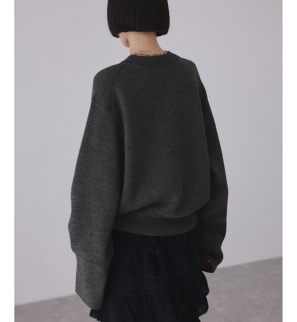 ADAM ET ROPE'「バイカラーリバーシブルニットプルオーバー」|ニット・セーター|