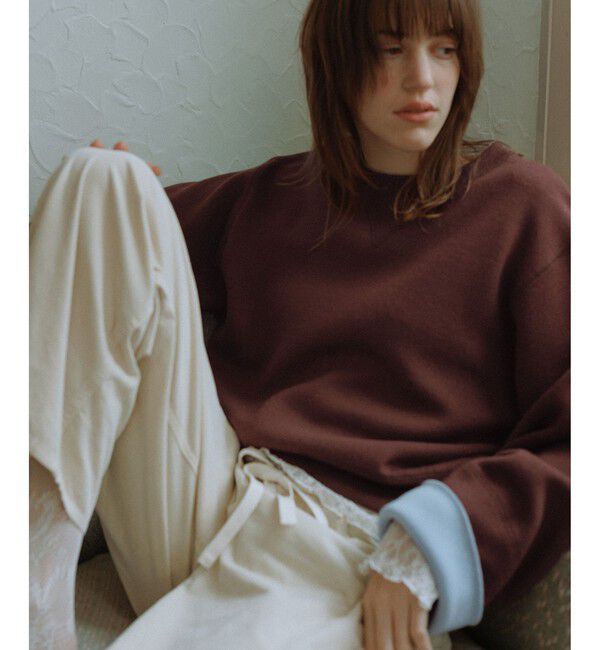 ADAM ET ROPE'「バイカラーリバーシブルニットプルオーバー」|ニット・セーター|