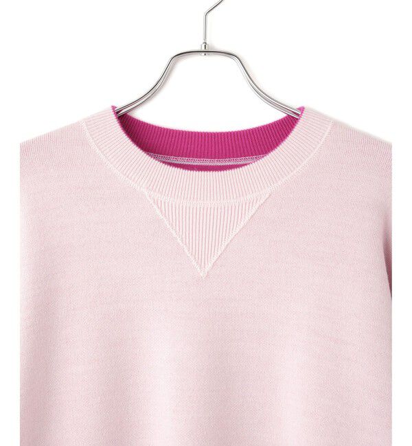 ADAM ET ROPE'「バイカラーリバーシブルニットプルオーバー」|ニット・セーター|