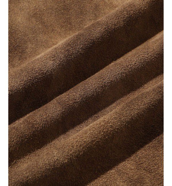 ADAM ET ROPE'「ヴィンテージライク ゴート スエード シャツ」|その他|