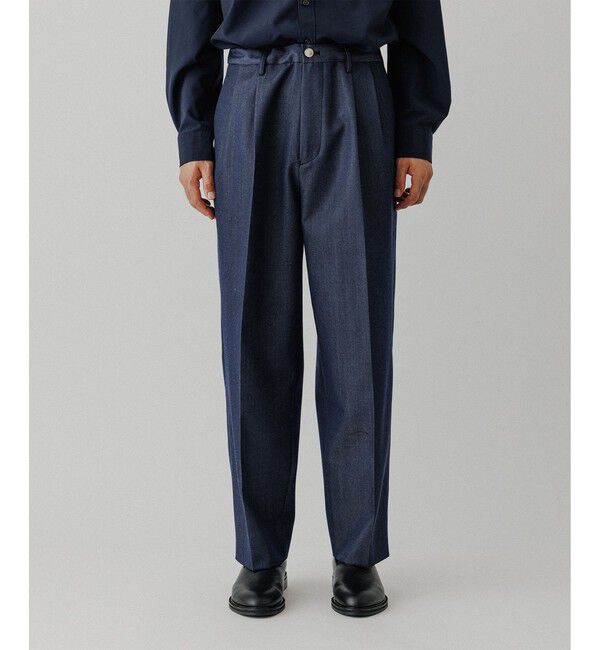 ADAM ET ROPE'「【NIKKE】ワイド イージー デニム スラックス / ADAM ET ROPE' JEANS -GRID-」|スラックス|