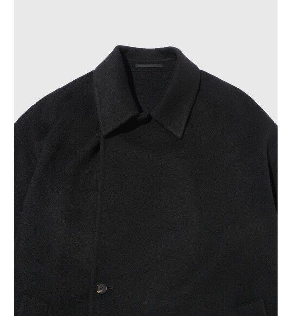 ADAM ET ROPE'「カシミヤ ダブルフェイス セミダブルコート / マフラー付き」|ステンカラーコート|