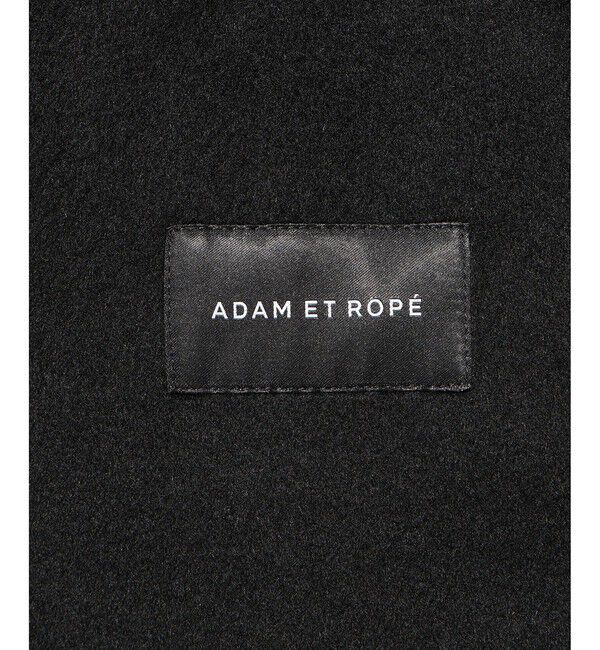 ADAM ET ROPE'「カシミヤ ダブルフェイス セミダブルコート / マフラー付き」|ステンカラーコート|