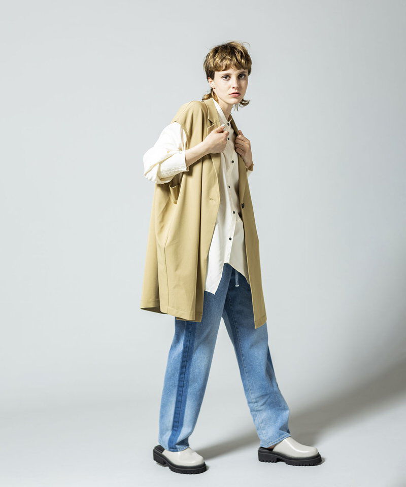  「サイドラインデニムパンツ」|デニム|