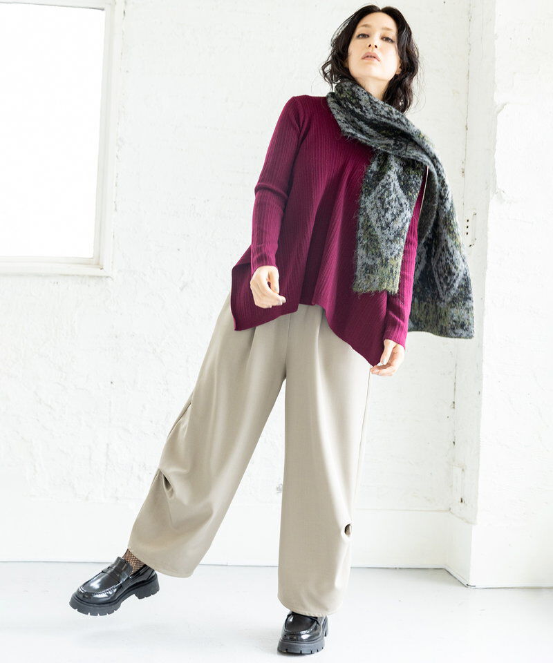  「スクエアヘムニットプルオーバー」|ニット・セーター|