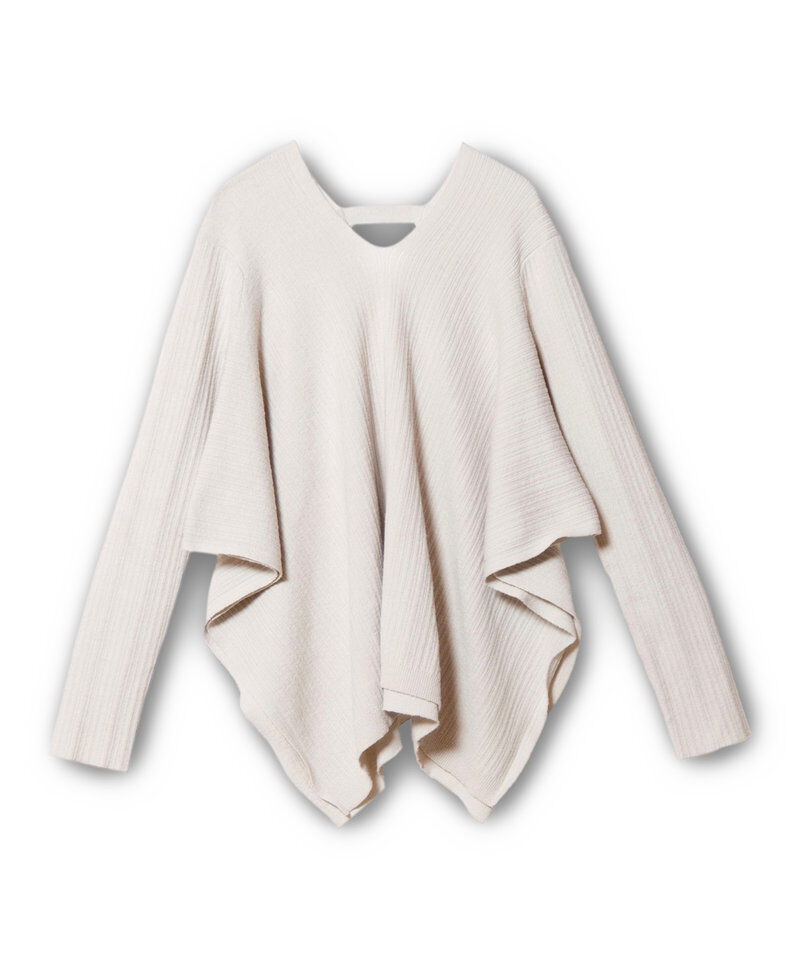  「スクエアヘムニットプルオーバー」|ニット・セーター|