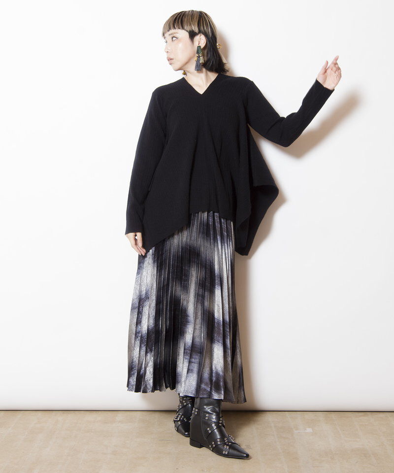  「スクエアヘムニットプルオーバー」|ニット・セーター|