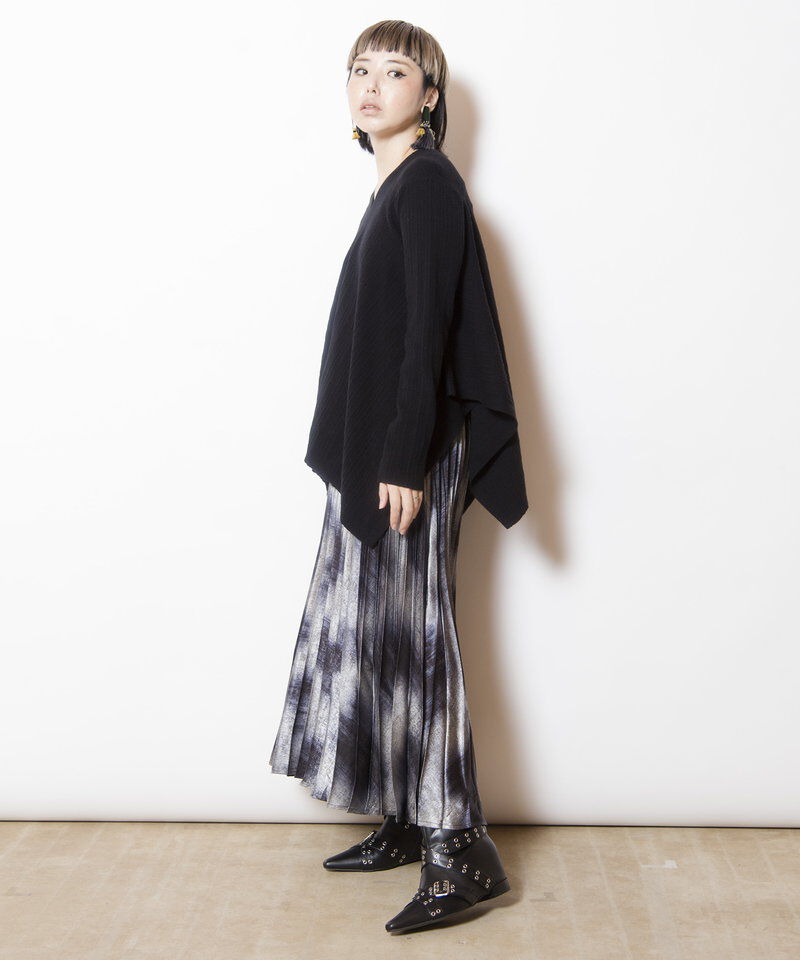  「スクエアヘムニットプルオーバー」|ニット・セーター|