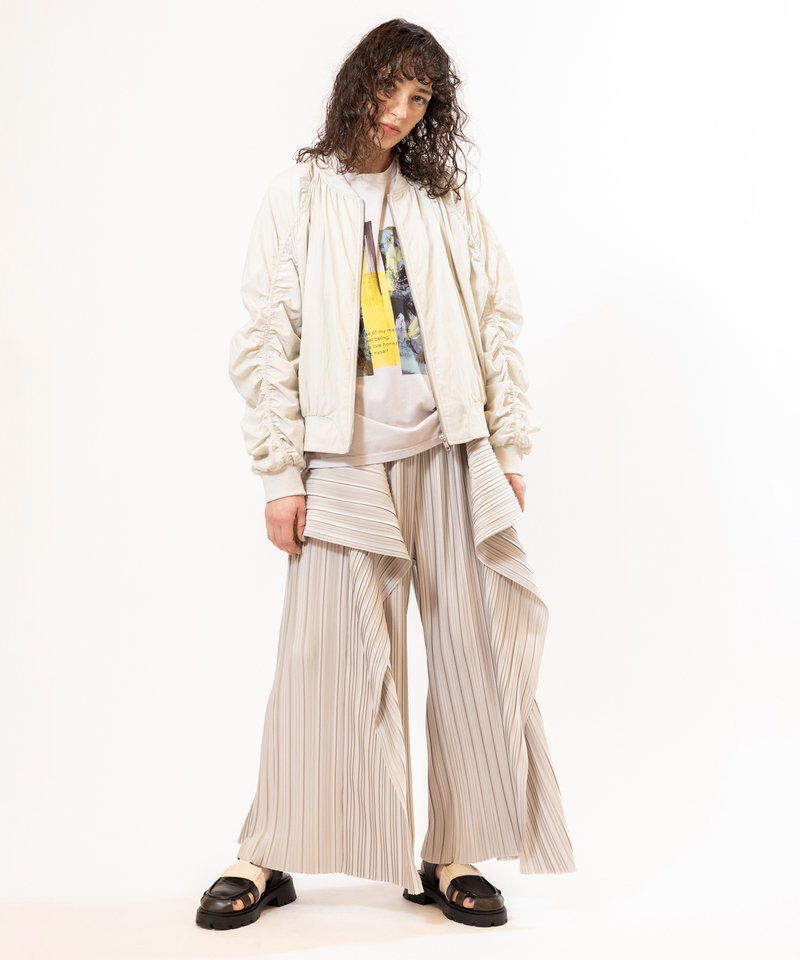  「ランダムプリーツカスケードパンツ」|その他|