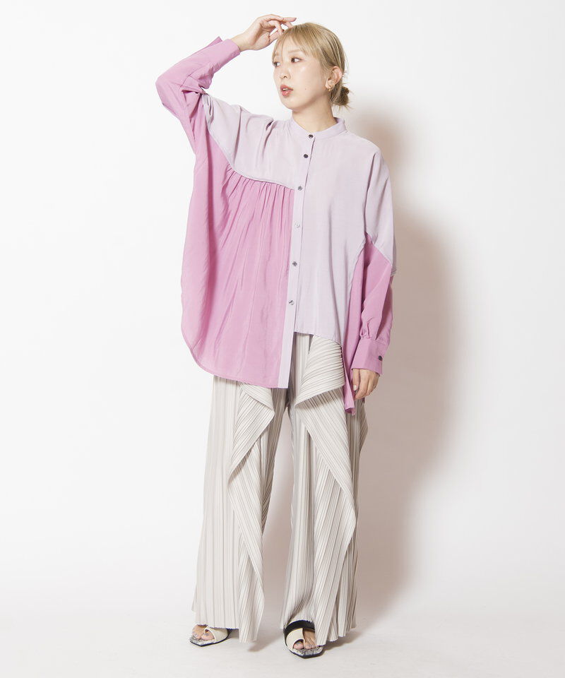  「ランダムプリーツカスケードパンツ」|その他|