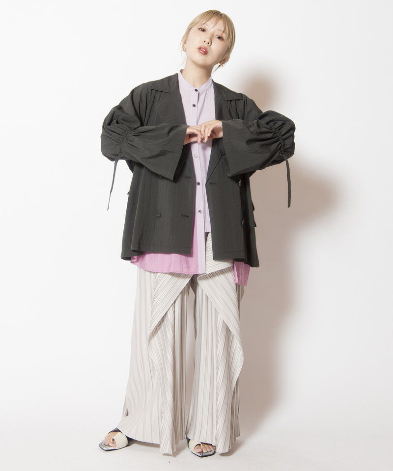  「ランダムプリーツカスケードパンツ」|その他|
