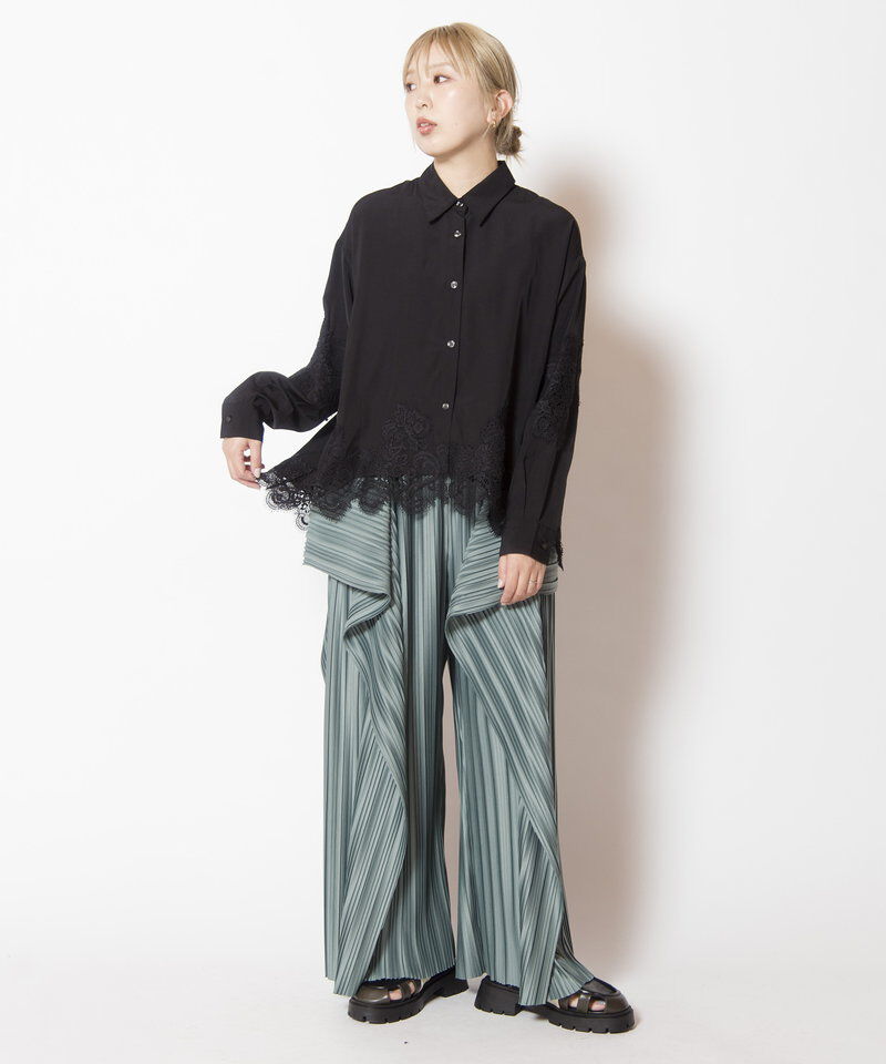  「ランダムプリーツカスケードパンツ」|その他|