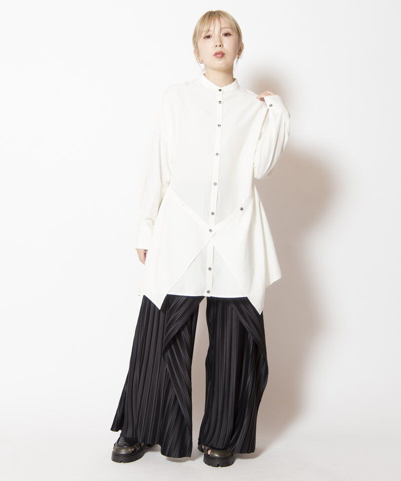  「ランダムプリーツカスケードパンツ」|その他|