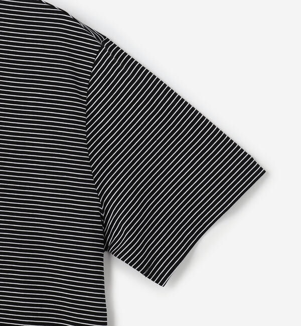 handvaerk「handvaerk | 60/2 クルーネック半袖Tシャツ STRIPE MEN」|Tシャツ・カットソー|
