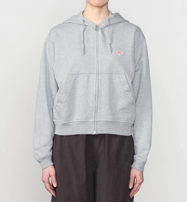 DANTON「DANTON | コットンテリー ジップパーカー WOMEN」|スウェット・ジャージ|