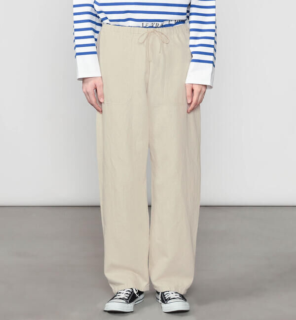 DANTON「DANTON | コットンリネンツイル イージーパンツ MEN」|チノ|