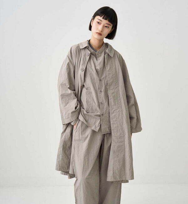 ORCIVAL「ORCIVAL | ガーメントダイ コットン Aライン ラグランコート WOMEN」|ダッフルコート|