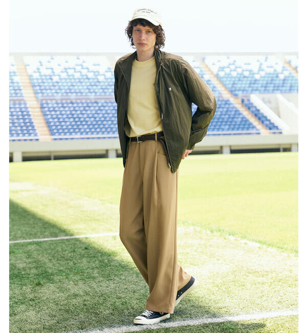 GYMPHLEX「Gymphlex | ナイロンコットン ジップジャケット MEN」|テーラードジャケット|