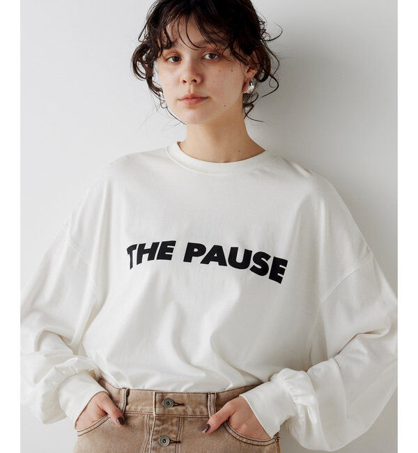 THE PAUSE「【THE PAUSE】THE PAUSEロングスリーブTシャツ」|Tシャツ・カットソー|