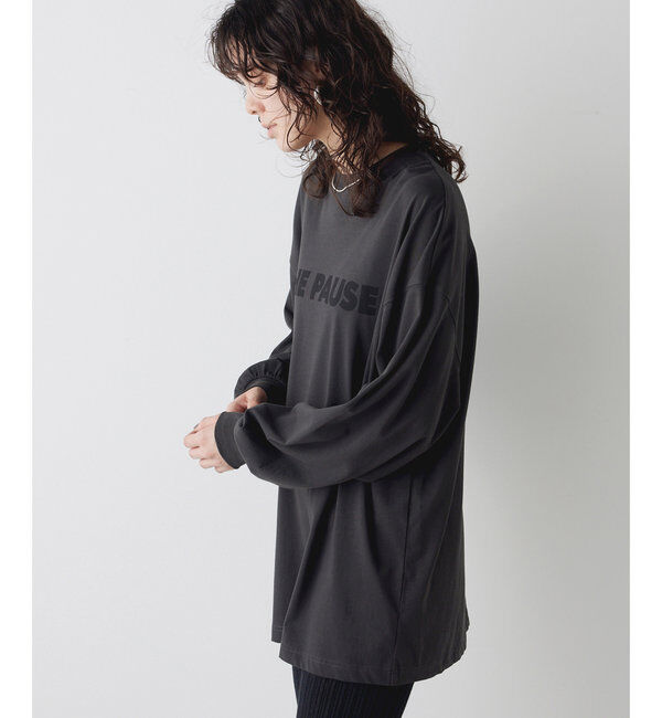 THE PAUSE「【THE PAUSE】THE PAUSEロングスリーブTシャツ」|Tシャツ・カットソー|