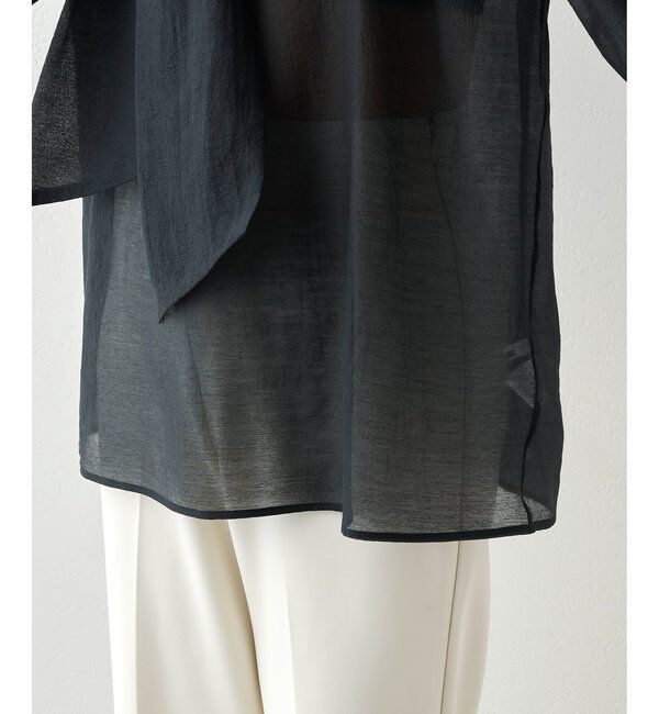  「オーガンザボウブラウス」|シャツ・ブラウス|