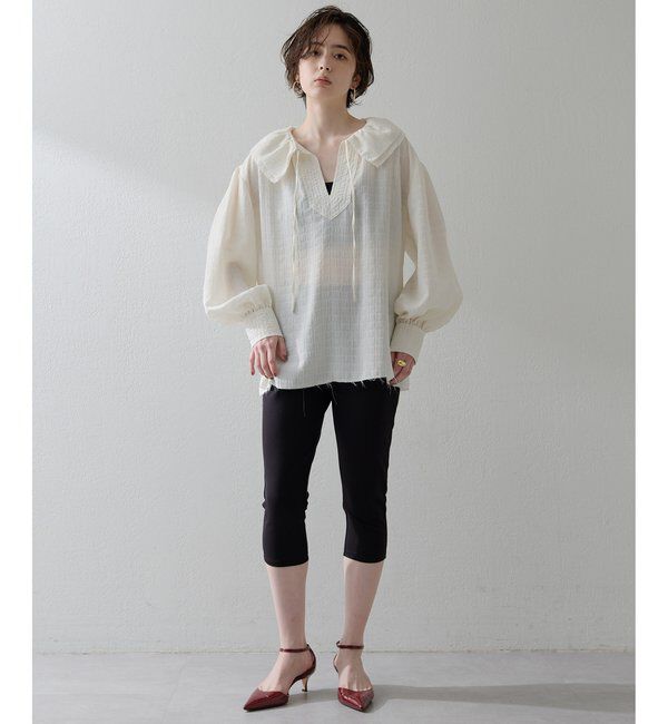 THE PAUSE「【THE PAUSE】カプリパンツ」|チノ|