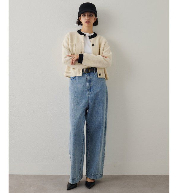  「ブークレーニットジャケット」|ニット・セーター|