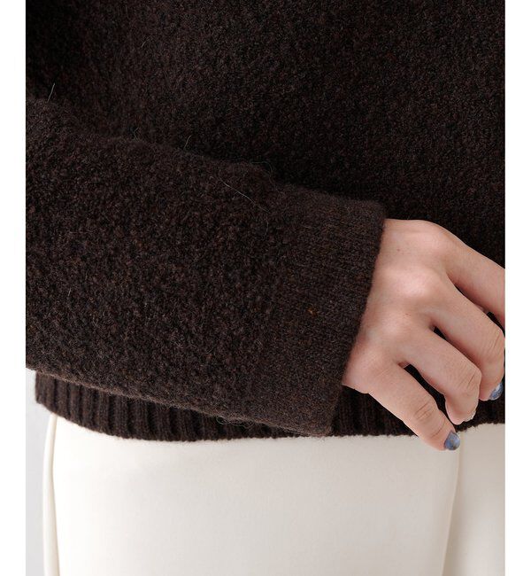  「ブークレーニットジャケット」|ニット・セーター|